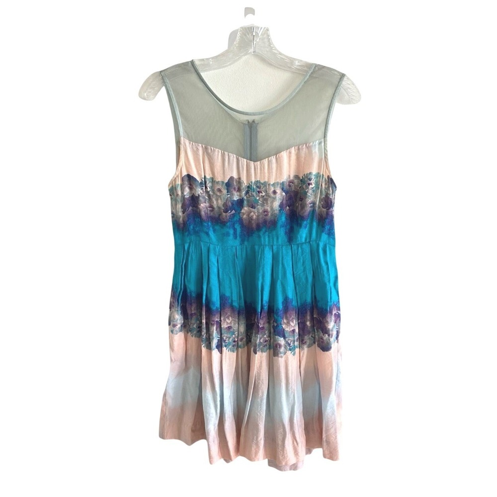 3/$25 Kimchi Blue Floral Pastel Babydoll Mini Dress 4